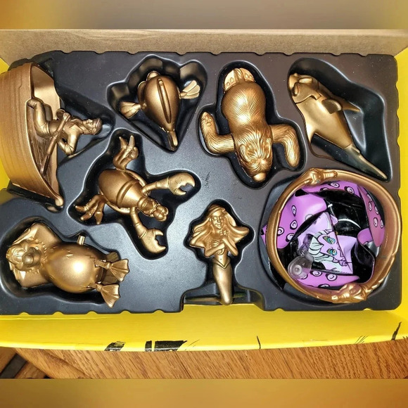 McDonalds 1997 Little Mermaid Golden Toy Set NEW IN BOX! - Picture 5 of 16